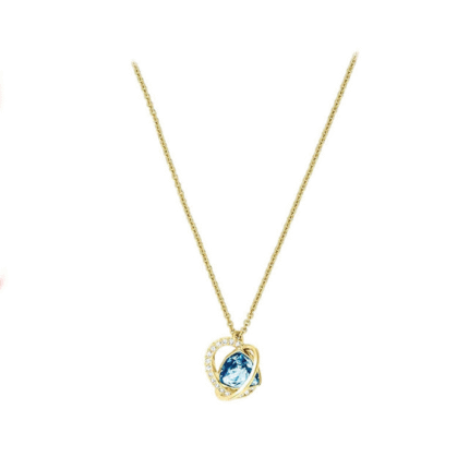 5455037  High quality Swarovski necklace with original logo.