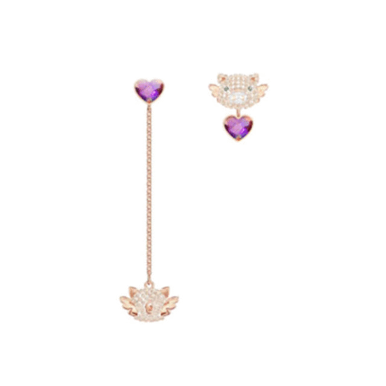 5457336  High quality Swarovski earrings with original logo.