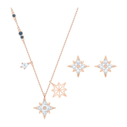 5517178-1-1  High quality Swarovski necklace with original logo.