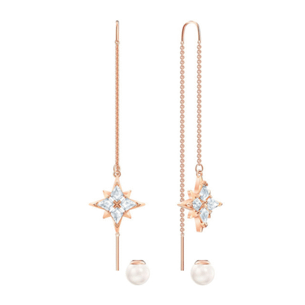 5555432  High quality Swarovski earrings with original logo.